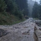 Le jeudi 26 septembre dernier, un lave torrentielle avait déjà provoqué la coupure de la route entre Van d'en Bas et Van d'en Haut